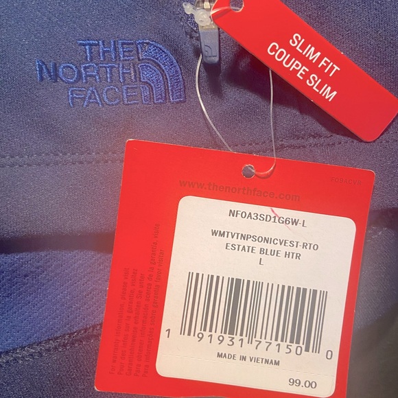 North face flash dry vest with hood and full zipper for women - Picture 9 of 13